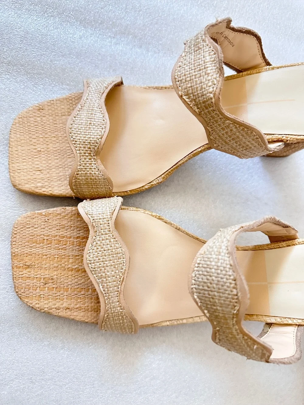 Dolce Vita Heeled Mule Sandals Light Natural size 13